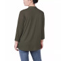 Women's Solid 3/4 Sleeve Cardigan