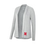 Women's Heathered Gray Nebraska Huskers Charlton Open Cardigan
