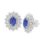 EFFY® Tanzanite (1-1/2 ct. t.w.) & Diamond (1/3 ct. t.w.) Earrings in 14k White Gold