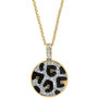 EFFY® Multicolor Diamond Animal Print 18" Pendant Necklace (1/2 ct. t.w.) in 14k Gold