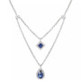 Gemstone & Diamond (1/5 ct. t.w.) Layered 18" Pendant Necklace