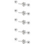 5-Pc. Set Small Ball Stud Earrings in Sterling Silver, Created for Macy's