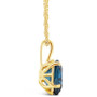 London Topaz (3-5/8 ct. t.w.) Pendant Necklace in 14K Yellow Gold