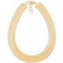 Cleopatra Openwork Statement Necklace in 14k Gold-Plated Sterling Silver, 17" + 2" extender