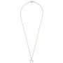 Diamond Crescent Moon 20" Pendant Necklace (1/10 ct. t.w.) in 14k Gold or 14k Rose Gold, Created for Macy's