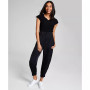 Women's Satin Elastic-Hem Joggers