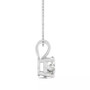 Moissanite Solitaire Pendant 1 ct. t.w. Diamond Equivalent in 14k White or Yellow Gold