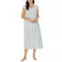 Women's Cotton Lace-Trim Cap-Sleeve Nightgown