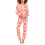 Women's Printed Brushed Jersey Lounge Set
