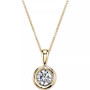 Energy Diamond Pendant Necklace (1/5 ct. t.w.) in 14k Gold, White Gold or Rose  Gold