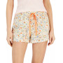 Women's Cotton Printed Drawstring Sleep Shorts, Created for Macy's