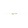 14k Gold Necklace, 18" Dot Dash Chain (1mm)