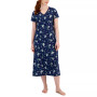 Women's Cotton Lace-Trim Essentials Nightgown, Created for Macy's
