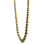 Onyx Graduated 18" Collar Necklace in 14k Gold-Plated Sterling Silver