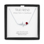 Lab-Created Ruby (1/20 ct.t.w.) & Diamond Accent Heartbeat Pendant Necklace in Sterling Silver, 16" + 2" extender