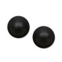 14k Gold Earrings, Onyx Ball Stud Earrings (8mm)