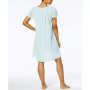 Women's Short-Sleeve Embroidered Nightgown