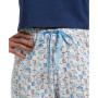 Women's Sleepwell Printed Knit Capri Pajama Pant Made with Temperature Regulating Technology