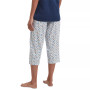 Women's Sleepwell Printed Knit Capri Pajama Pant Made with Temperature Regulating Technology