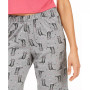 Women's Sleepwell Printed Knit Capri Pajama Pant Made with Temperature Regulating Technology