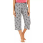 Women's Sleepwell Printed Knit Capri Pajama Pant Made with Temperature Regulating Technology