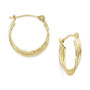 Three-Row Nested Hoop Earrings in 10k Gold