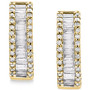 EFFY® Diamond Baguette Hoop Earrings (1 ct. t.w.) in 14k White Gold or 14k Yellow Gold