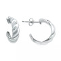 Twist Half Hoop Earrings, Created for Macy's