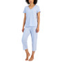 Women's Cotton Short-Sleeve Pajamas Set, Created for Macy's