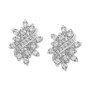 EFFY® Diamond Swirl Cluster Stud Earrings (1-1/4 ct. t.w.) in 14k White Gold