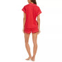 Printed Shirt and Shorts Pajama Set