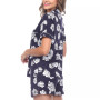 Women's Short Sleeve Floral Pajama Set, 2-Piece