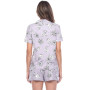 Women's Short Sleeve Floral Pajama Set, 2-Piece