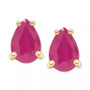 Sapphire Pear-Cut Stud Earrings (1 ct. t.w.) in 14k Gold (Also in Emerald & Ruby)