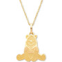 Children's Winnie the Pooh 15" Pendant Necklace in 14k Gold