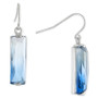 Fine Ombré Crystal Drop Earrings in Sterling Silver, Created for Macy's