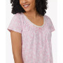 Women's Cap Sleeve Capri 2 Piece Pajama Set