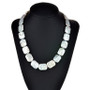 Rectangular Freshwater Pearl (8-9mm) Statement Necklace, 18" + 2" extender