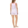 Women's Printed Tank Henley with Short Set