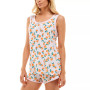 Yummie Printed Tank Top & Shorts Pajama Set