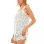 Yummie Printed Tank Top & Shorts Pajama Set