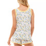 Yummie Printed Tank Top & Shorts Pajama Set