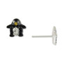 Crystal Penguin Stud Earrings in Sterling Silver, Created for Macy's