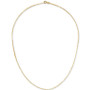 Elongated Box Link 18" Chain Necklace in 14k Gold