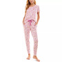 Scoop Neck T-Shirt & Jogger Pants Pajama Set