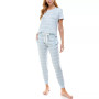 Scoop Neck T-Shirt & Jogger Pants Pajama Set