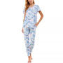 Scoop Neck T-Shirt & Jogger Pants Pajama Set