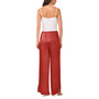 Women's Solid-Color Slit-Leg Ankle Pants