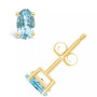 Aquamarine (3/8 ct. t.w.) Stud Earrings in 14K White Gold or 14K Yellow Gold