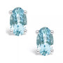 Aquamarine (3/8 ct. t.w.) Stud Earrings in 14K White Gold or 14K Yellow Gold